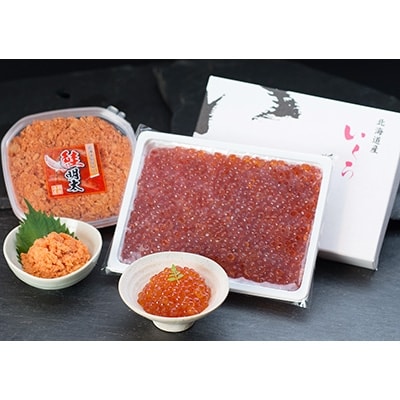【ごはんのお供最強コラボ!】いくら醤油漬400g&鮭明太180g 魚卵 F4F-0499