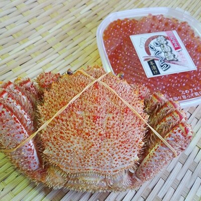 無添加いくら本漬150g×1　ボイル毛がに400g[Ta503-C089]