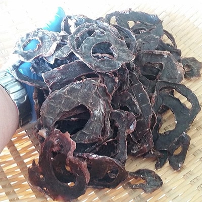 えぞ鹿肉(心臓)ジャーキー200g(自然食材ペットの健康を考えた無添加おやつ) 