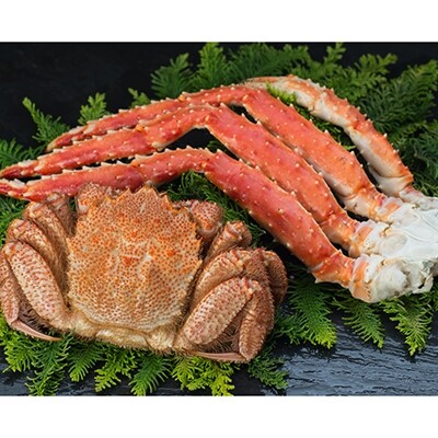 【蟹セット】 ボイル毛蟹350g&タラバ脚1.0kg ふるさと納税 蟹 F4F-0694