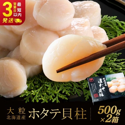 【北海道産】マルア阿部商店特選 ほたて貝柱 1kg (大玉サイズ・26～30玉) F4F-4364