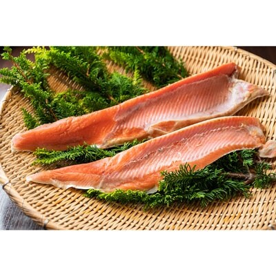 紅鮭塩ハラミ 2パックで1.0kg ふるさと納税 魚 鮭 F4F-0359
