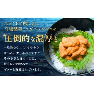 【特選】塩水ウニ80g(エゾバフンウニ) うに 雲丹 F4F-0312