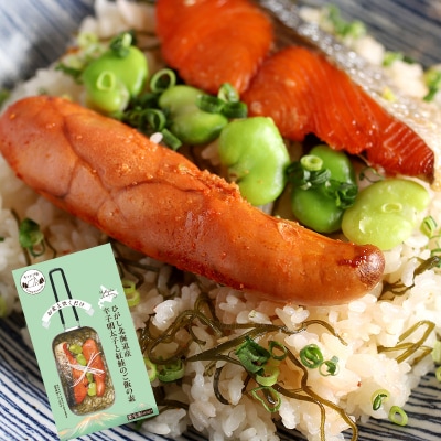 【2つのキャンプ飯】牡蠣と帆立のアヒージョ 辛子明太子と紅鮭のご飯の素 簡単 メスティン 料理