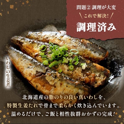 釧路おが和 北の煮魚 大満足 セット 常温保存 小分け 常温 北海道 北海道産 F4F-2590
