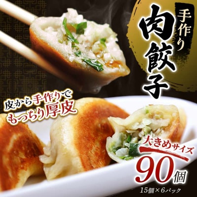 肉餃子90個(15個×6) 冷凍餃子 ギョーザ ぎょうざ 中華 簡単調理 小分け F4F-4098