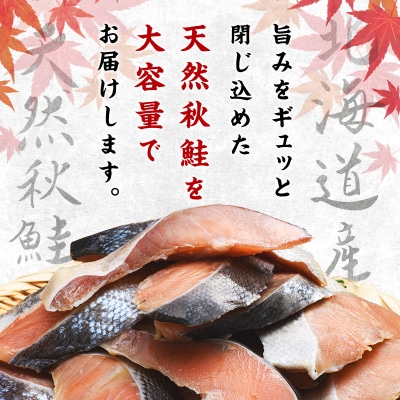 【北海道産】マルア阿部商店特選 氷塩熟成 秋鮭切身 20切 (4枚入×5袋) F4F-6920