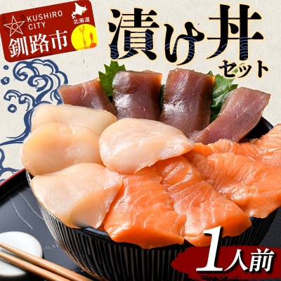 漬け丼セット 1人前 漬丼 漬け丼 サーモン 刺身 海鮮 魚 F4F-8624