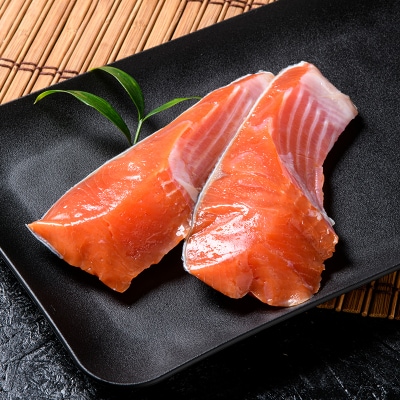 甘塩紅鮭 2切×5袋 計10切れ 真空入り 紅鮭 さけ サケ シャケ 鮭 おかず F4F-8615