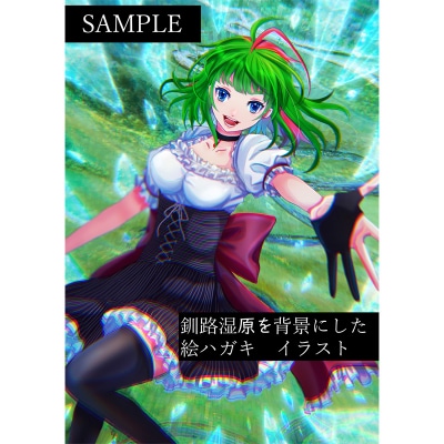 ★北海道釧路市在住イラストレーターの絵はがき制作講座★ 体験 アーティスト F4F-9162