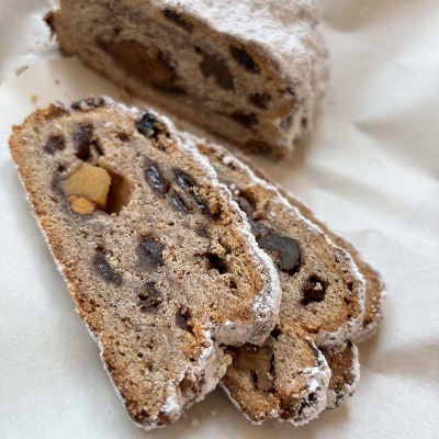 自家製酵母シュトーレン ラム酒漬けフルーツ&ナッツの贅沢熟成 ドイツ菓子クリスマス F5F-0051