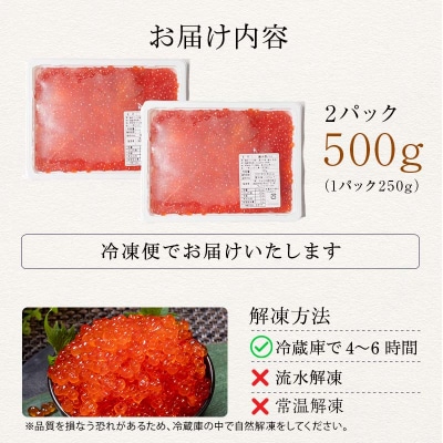 鱒いくら醤油漬け 250g×2 (500g) F5F-0175