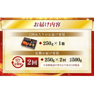 【2ヶ月定期便】 新物 北海道産いくらしょう油漬250g 笹谷商店
