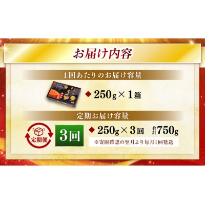 【3ヶ月定期便】 新物 北海道産いくらしょう油漬250g 笹谷商店