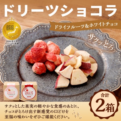 【14営業日以内に発送】 【ストロベリー・アップル】 ドリーツショコラドライフルーツ×ホワイトチョコ