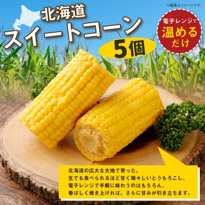 【 14営業日以内に発送 】 北海道産スイートコーン 5個 