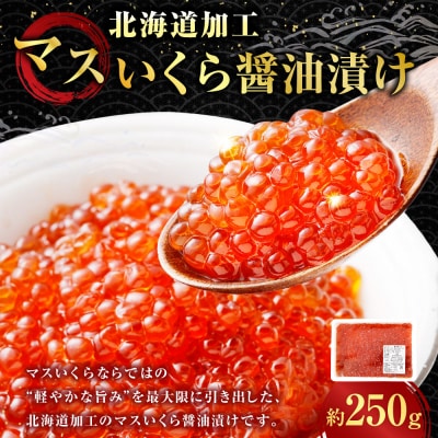 【 14営業日以内に発送 】 マスいくら 醤油漬け 250g × 1パック