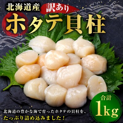 【 訳あり 】 北海道産 ホタテ貝柱 冷凍 500g × 2