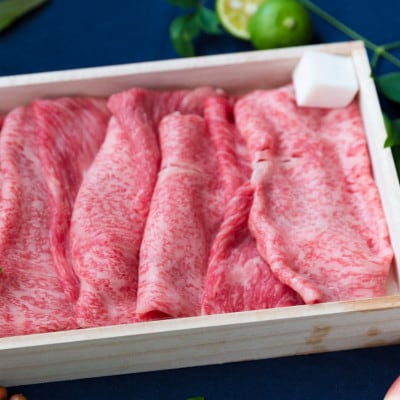 人気の松阪牛すき焼きセット (ロース・モモ肉) 計600g