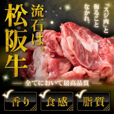松阪牛　スジ肉　600g【1-440】