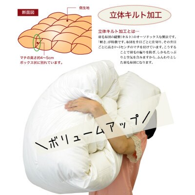 ザ・羽毛布団 ニューゴールドラベル キング 230×210cm ダウン85% 掛け布団 羽毛ふとん
