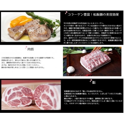 松阪豚 特選しゃぶしゃぶセット(バラ肉・肩ロース・ロース)計約700gと魔法の塩ポン酢1本SET