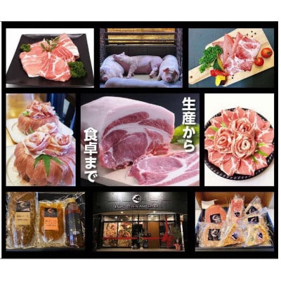 まつぶたブランド豚 松阪豚 時短調理 3品 Eセット 旨味のGM 生ハム 切り落とし 生フランク