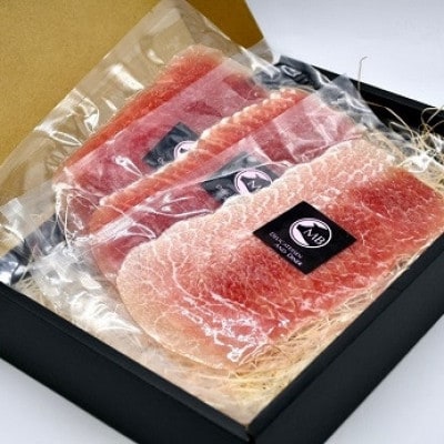 【毎月定期便】松阪豚 モモ 生ハム:プロシュート 100g×3 国産ブランド豚 チーズと相性良全6回