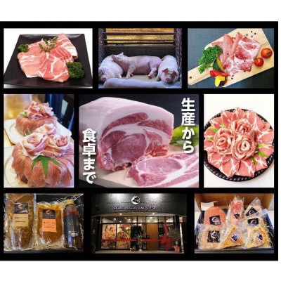 【毎月定期便】松阪豚 時短レシピAD まつぶた 切り落とし ロース ハム ベーコン ハンバーグ全2回