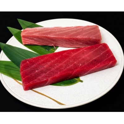 【さとふる限定】天然本マグロ中トロ2柵+赤身2柵(計600g以上)