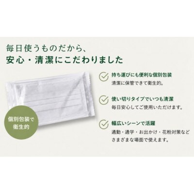 3層立体サージカルマスク 個別包装 ふつうサイズ 300枚