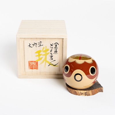 大内塗金魚ちょうちん“珠(たま)”　小(21号)