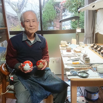 大内塗金魚ちょうちん“珠(たま)”　小(21号)