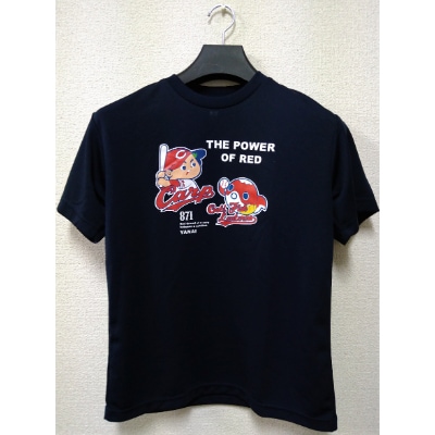 金魚ちょうちんtシャツ紺 カープコラボver こいときんぎょのあかいいとシリーズ お礼品詳細 ふるさと納税なら さとふる