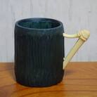 秋工芸　本藍染竹マグカップ