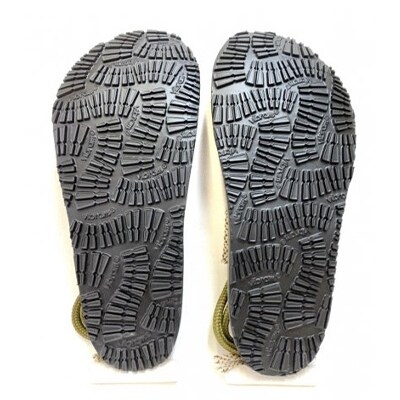 RunSun　Vibram仕様　ヴィブラム　JAPANワラーチ　24cm(ブラック/グリーン)