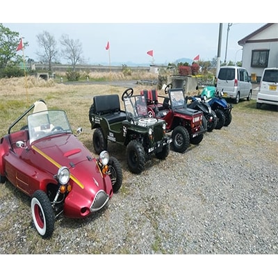 ミニジープやミニカーで島原半島ドライブ体験(1名様)