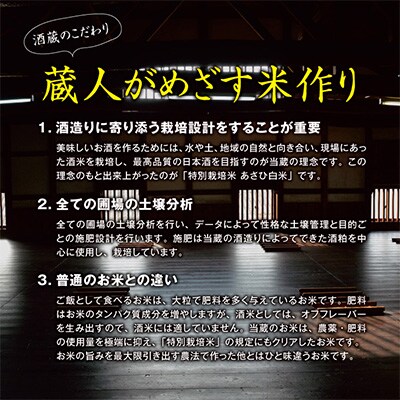 酒蔵の美味しいお米　あさひ白米10kg(5kg×2)