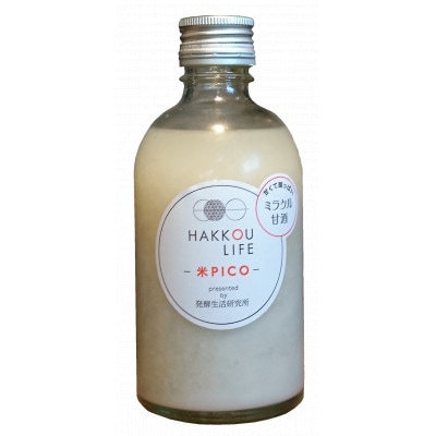 丸本酒造　発酵生活研究所　甘酒6本セット　(甘酒300ml×3本・白麹甘酒300ml×3本)
