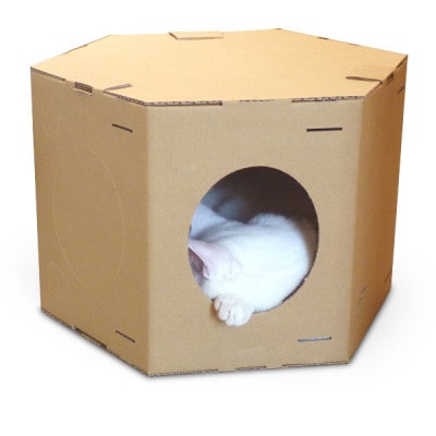 六角形ペットハウス キャットイン