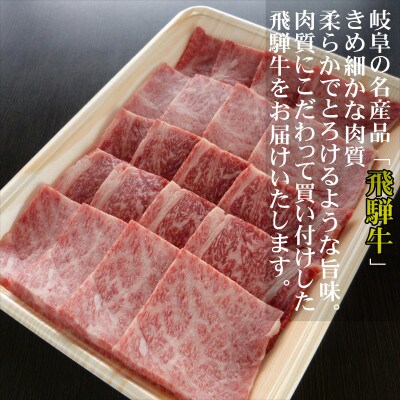 (A5等級)飛騨牛焼肉用500g　ロース又は肩ロース肉