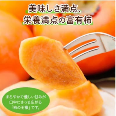 《 訳あり 》 福井農園の富有柿  お試し 8～11個入り S-Mサイズ