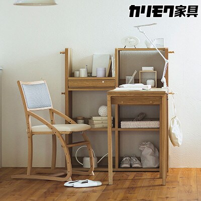 カリモク家具『学習デスクセット:ユーティリティプラスF』SS3955 QS3587 XT2401