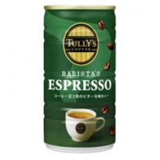 TULLY'S COFFEE BARISTA'S ESPRESSO 缶　180g×30本