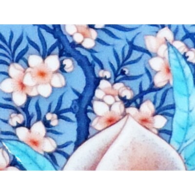 色鍋島桃文五寸高台鉢 | 佐賀県伊万里市 | ふるさと納税サイト