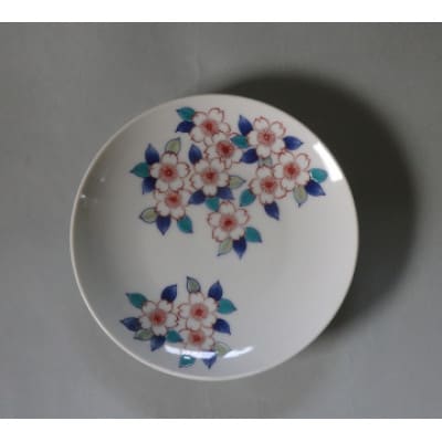【伊万里焼】色鍋島桜文珈琲碗