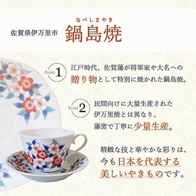 【伊万里焼】色鍋島珈琲碗