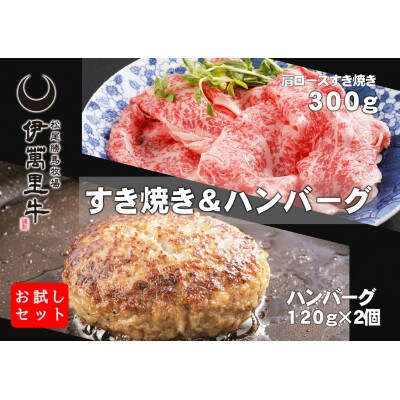 伊萬里牛お試し!すき焼き&ハンバーグセット