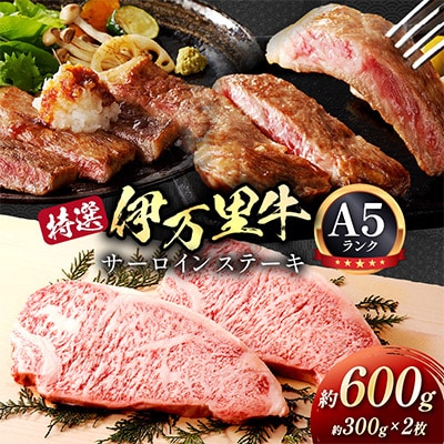 特選伊万里牛A5　霜降りサーロイン600g　(300g×2枚入)
