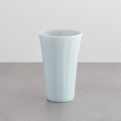 青白磁十草フリーコップ